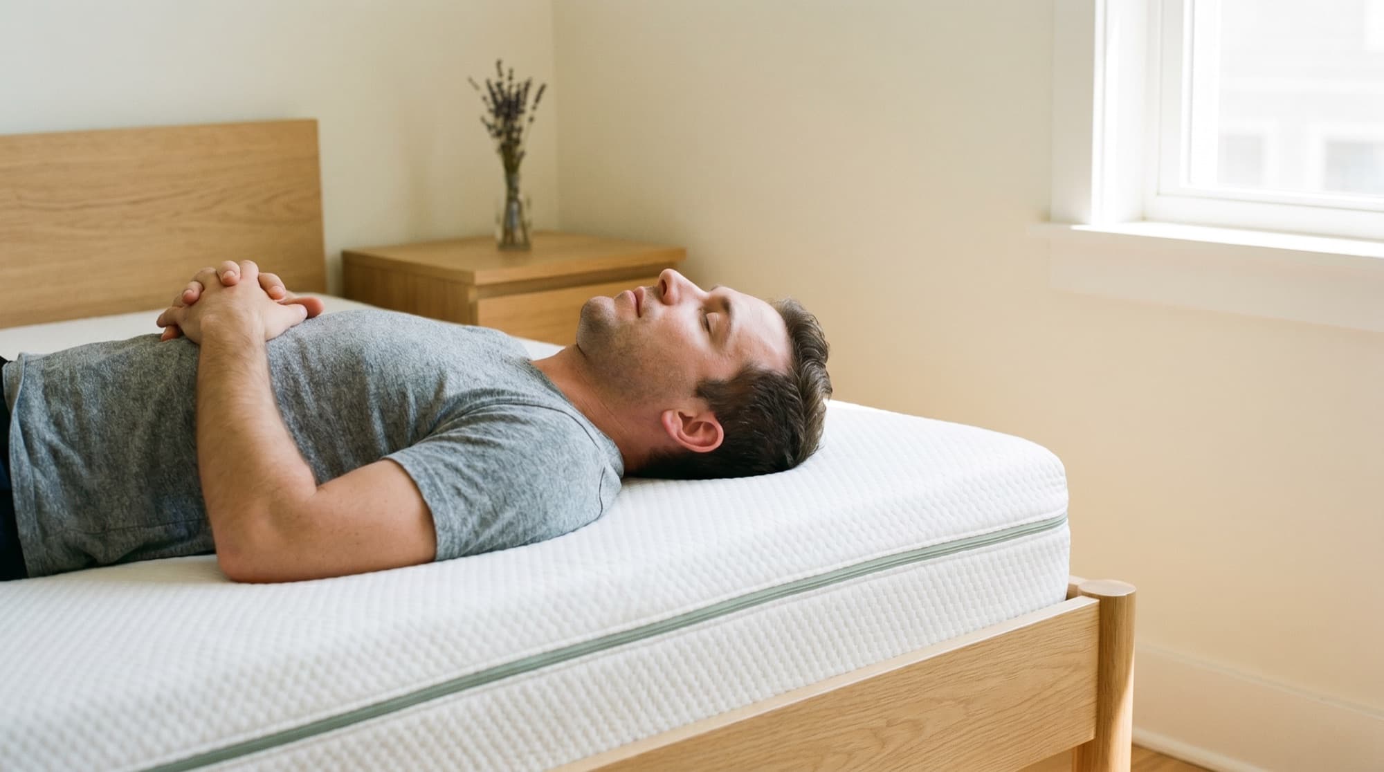 Lavender organic latex mattress